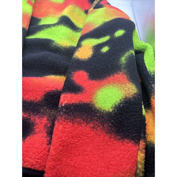 Nike Air Jordan Flight MVP Infrared Heat AOP Deep Pile Fleece DV1611-612 SZ 2XL - Picture 9 of 16